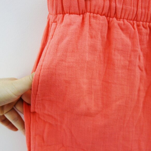 Old Navy High-Waisted Crinkle Gauze Super Wide-Leg Pants in Coral (M) NWT! - Picture 11 of 13